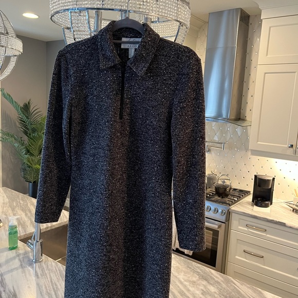 Vintage 1990 Algo does mod 1960s go go dress zip up front classic Nancy Sinatra - Picture 8 of 17